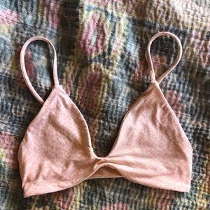 ACAICA SWIMWEAR napali top pink snake